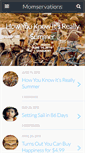 Mobile Screenshot of momservations.com